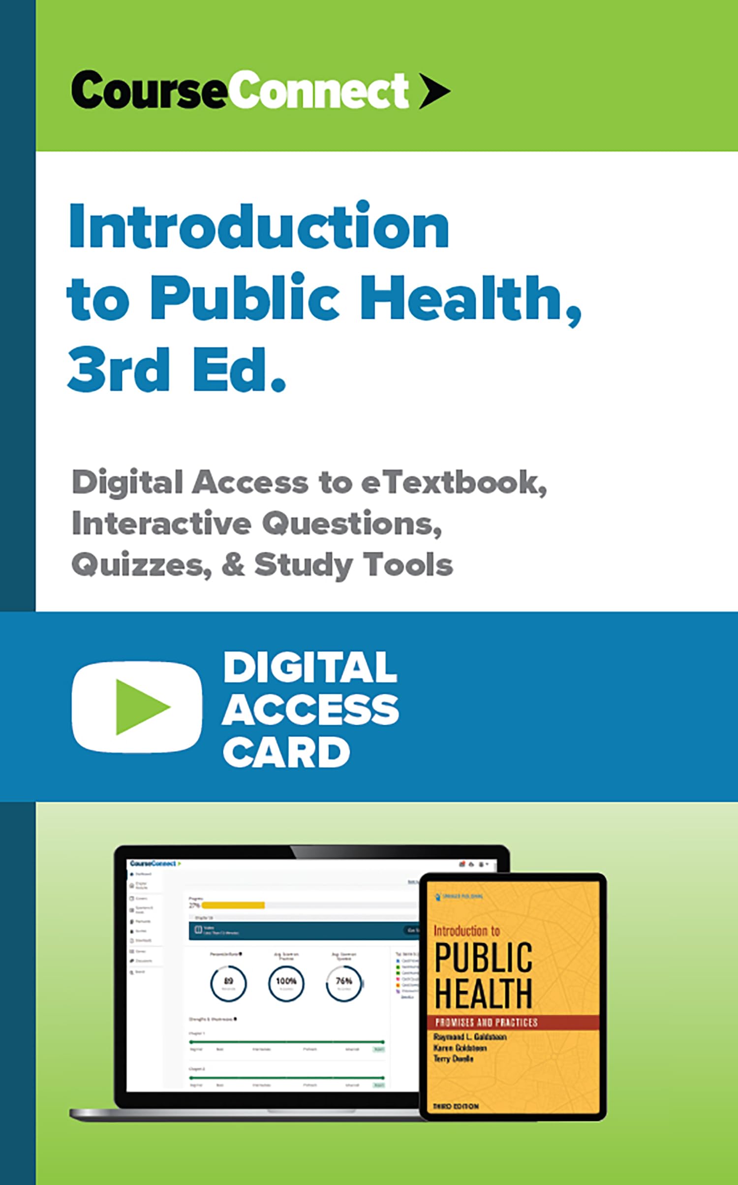 Introduction to Public Health (Digital Access Card): Digital Access to eTextbook, Interactive Questions, Quizzes, & Study Tools