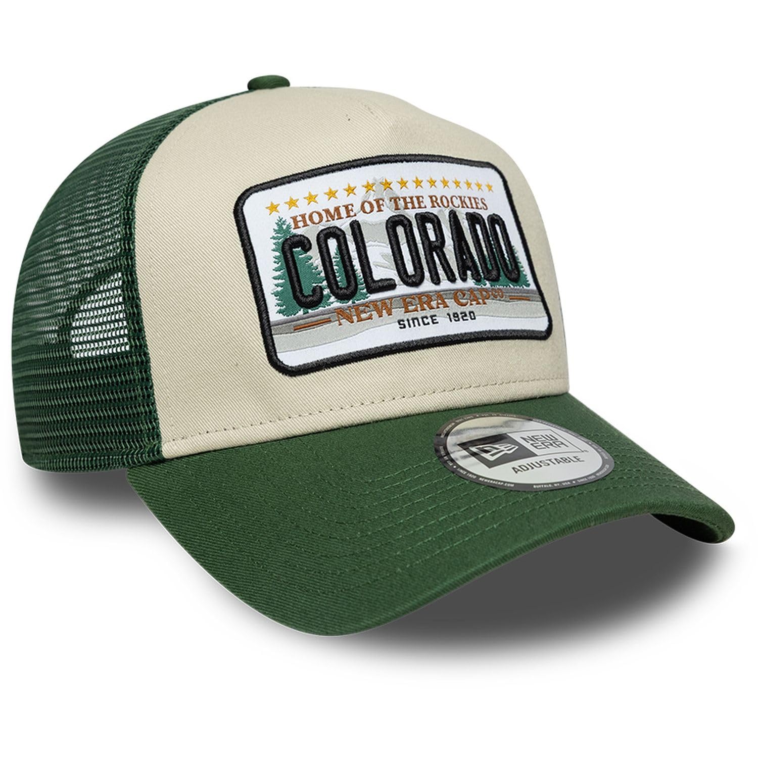 New Era Dorośli 9Forty Colorado Trucker Tablica Rejestracyjna Czapka Z Daszkiem