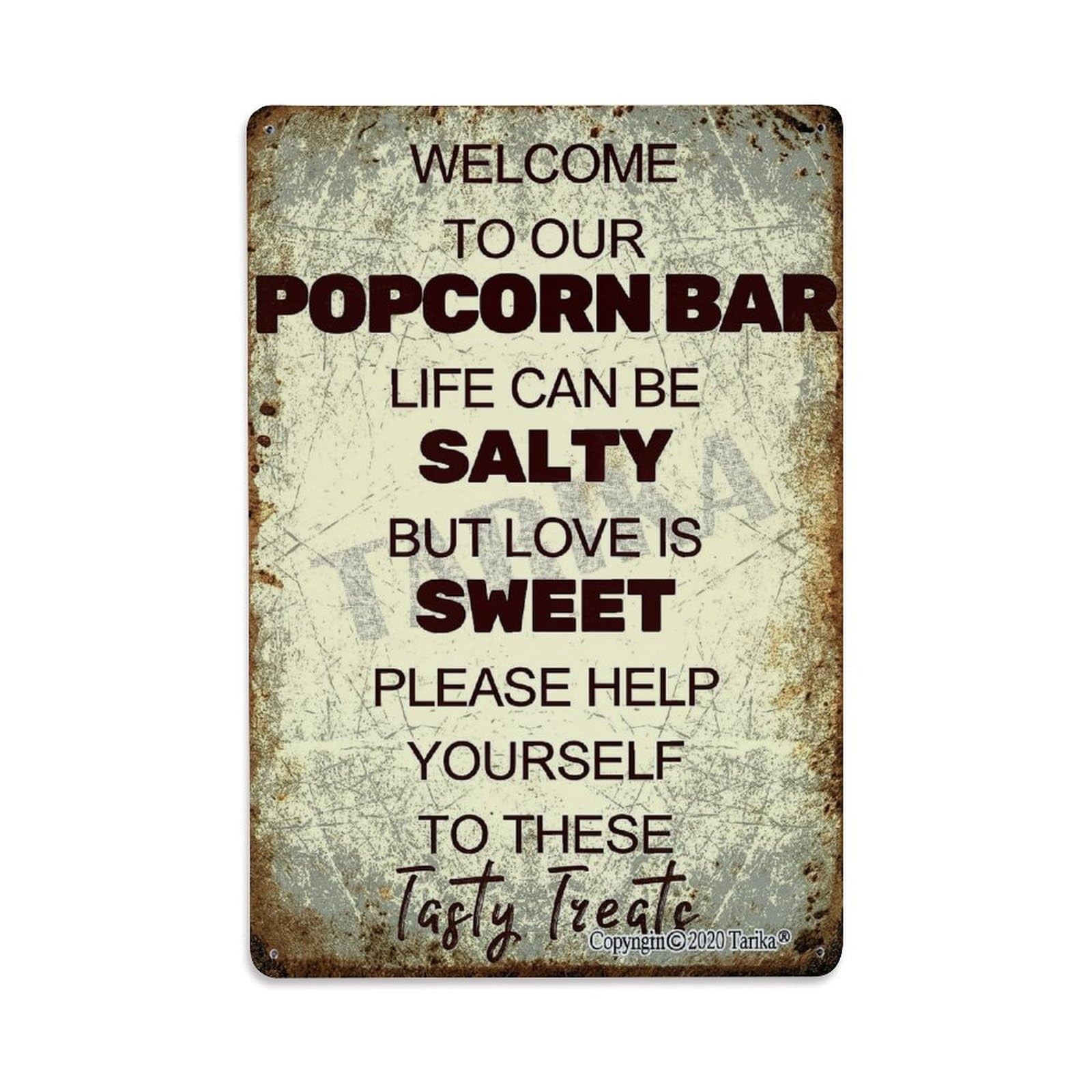 Rustic Metal Sign Pattern Print Vintage Tin Sign Retro Metal Wall Decor Metal Poster, Home Bar Garage Farmhouse Cafe Wall Art Decoration 8x12Inches