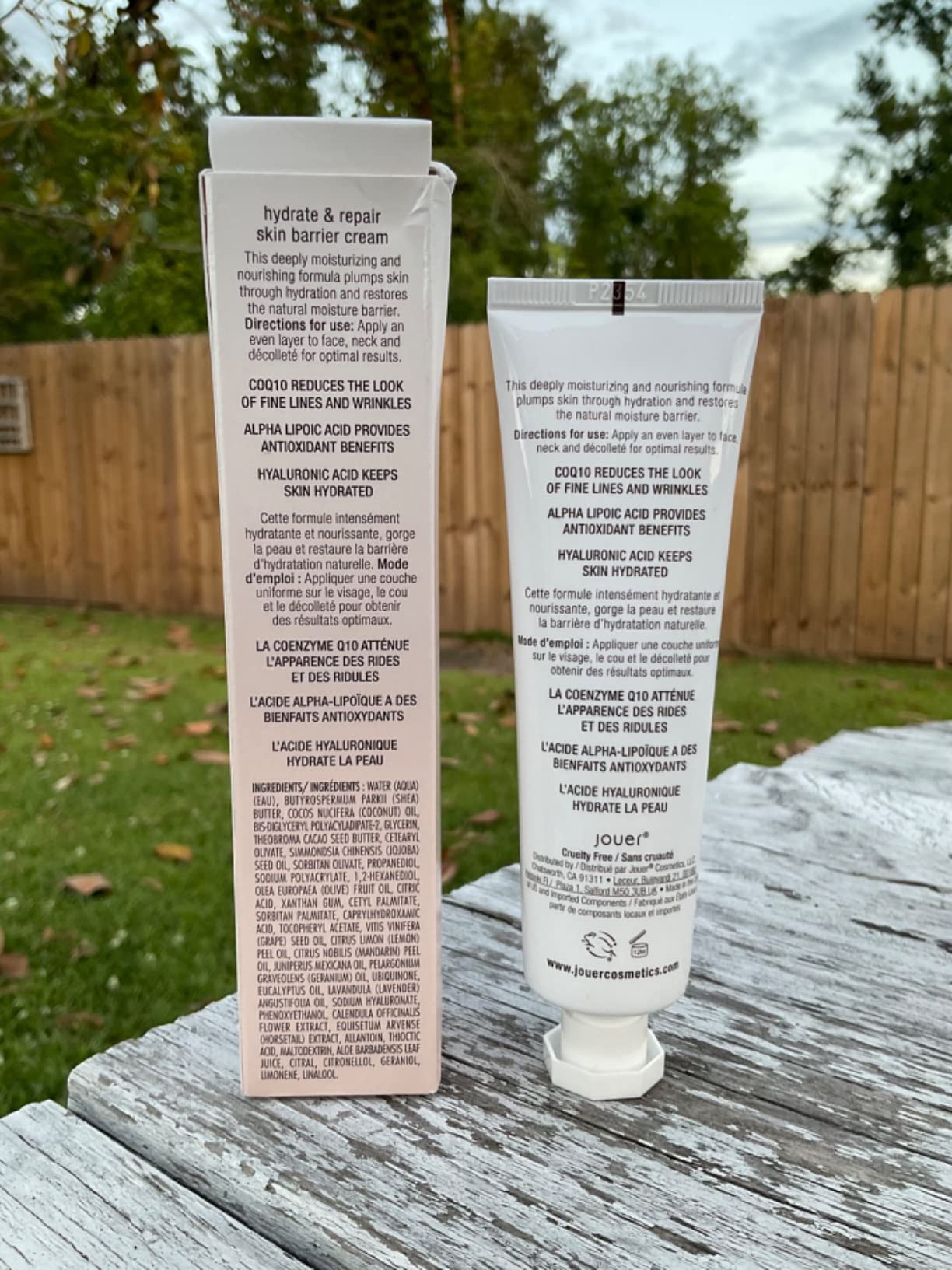 Jouer Skin Barrier Cream - Skin Barrier Repair Moisturizer - Hydrating Hyaluronic Acid DD Cream - For Face & Wrinkles - Anti Aging with Alpha Lipoic Acid and Coq10-1 oz
