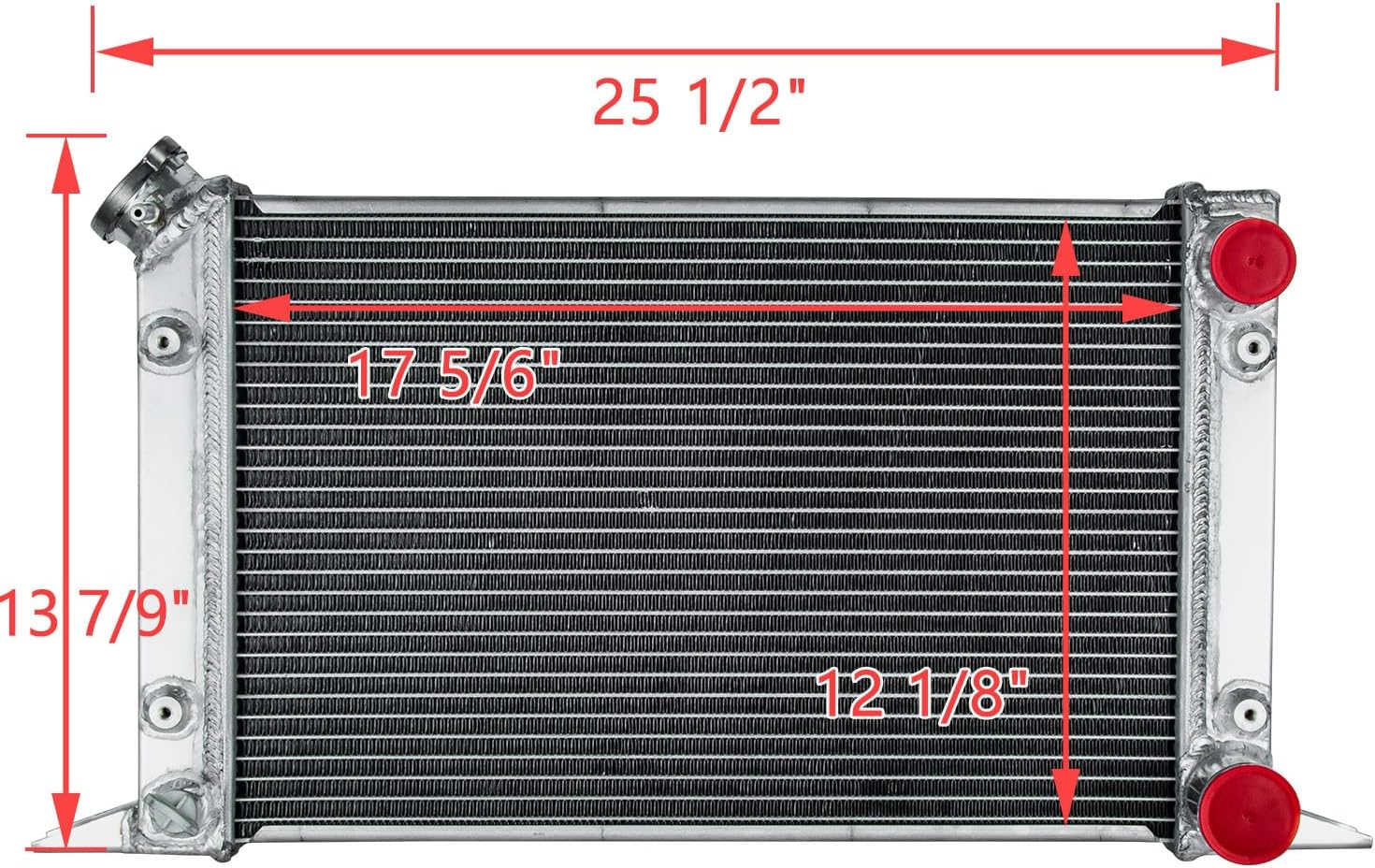 3 Row Aluminum Radiator For VW Scirocco/Pro Stock Style Drag Radiators