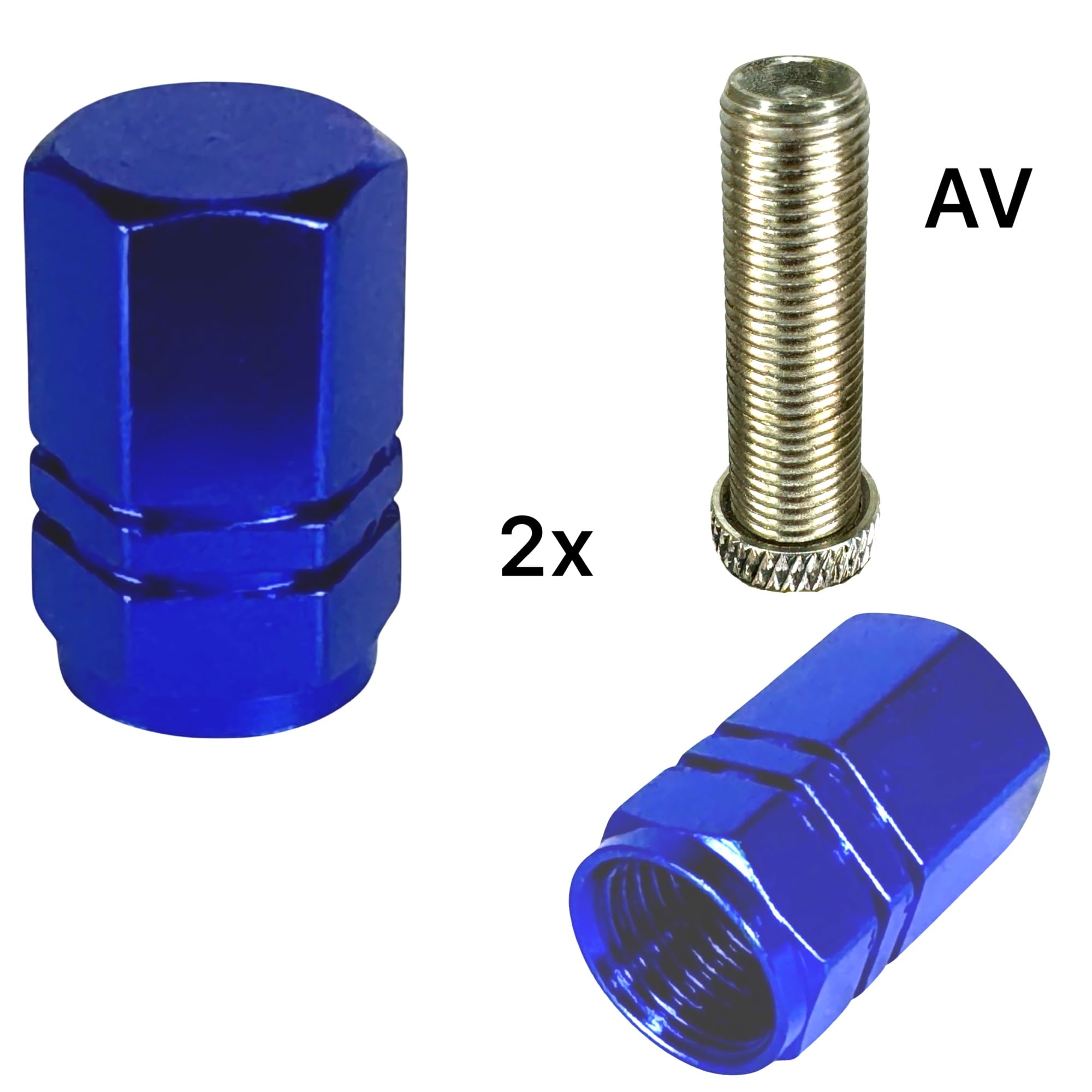 Bouchons De Valve Alu Fantic26 Pour AV/Schrader – Lot 2, Rouge – VTT, Vélo, Moto
