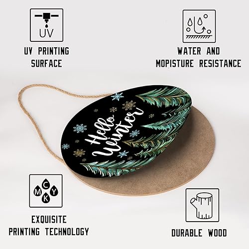 Miniatura 31 de Cartel divertido de No Soliciting para casa de 12 x 12 pulgadas, letreros de madera para puerta delantera, rústico, no solicitar, decoración Sin