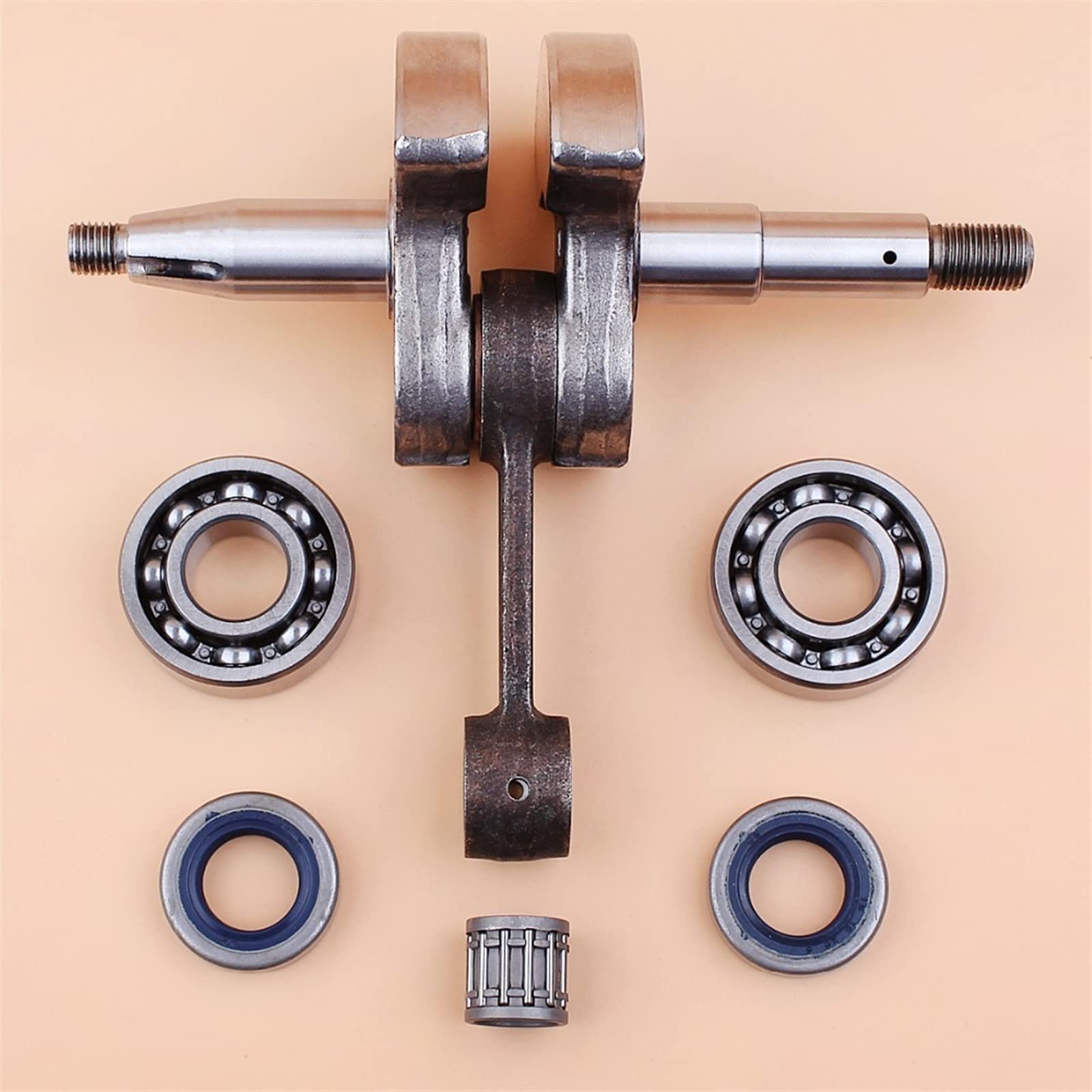 Peggylin One Color Crank Shaft Crankshaft Ball Bearing Oil Seal Engine Kit Fit For Husqvarna 268 61 66 266 272 Chainsaw Motor Parts
