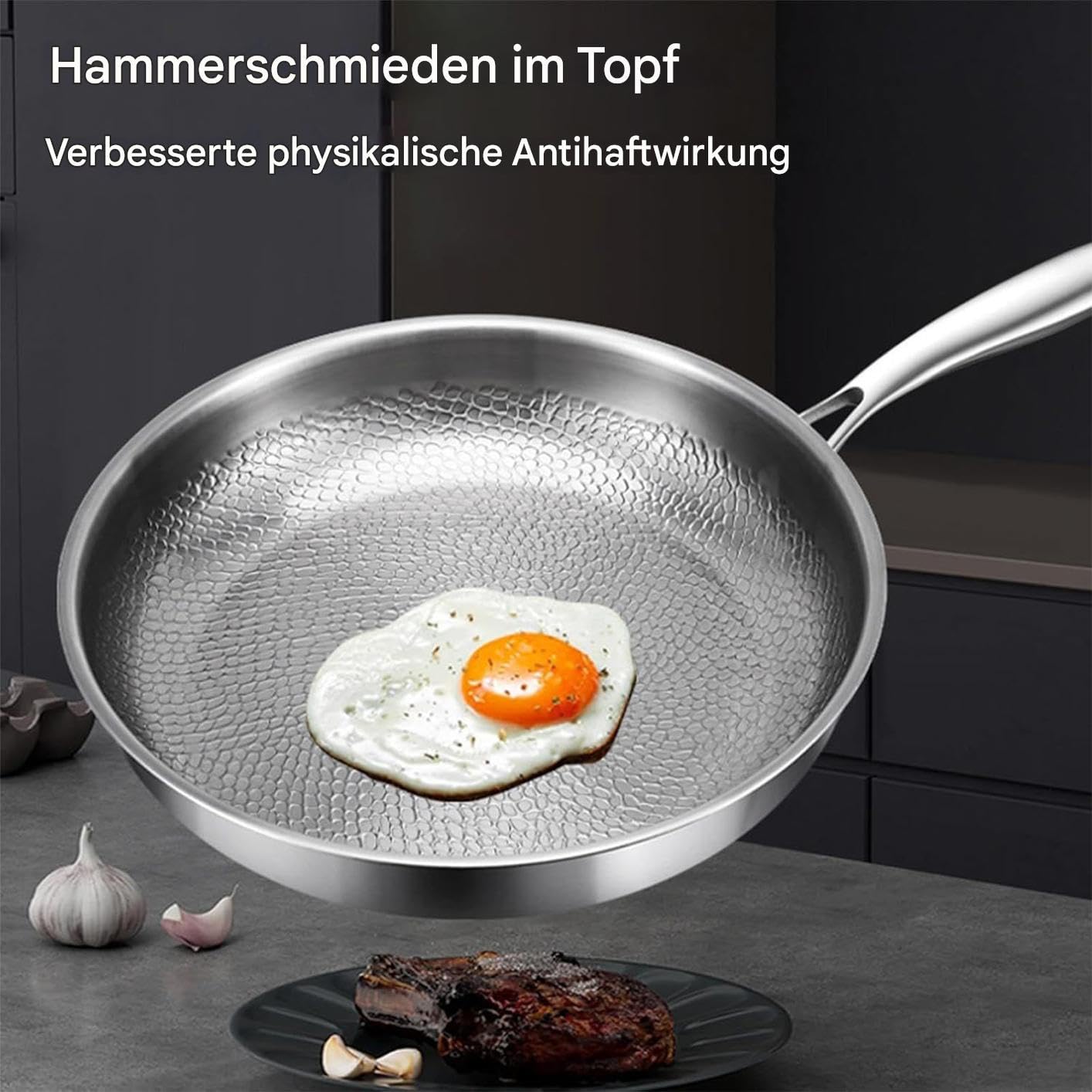 Generisch M?otek tytanowy – sma?enie, z pow?ok? zapobiegaj?c? przywieraniu, do gospodarstwa domowego, kemping, do gastronomii, kuchni, mieszkania