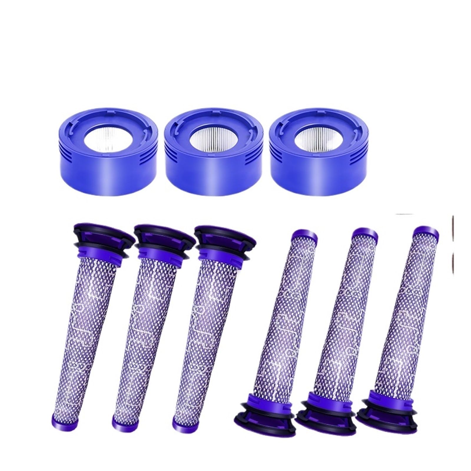 Filtro HEPA lavable compatible con Dyson V7 V8 que mejora la succión de tu aspiradora