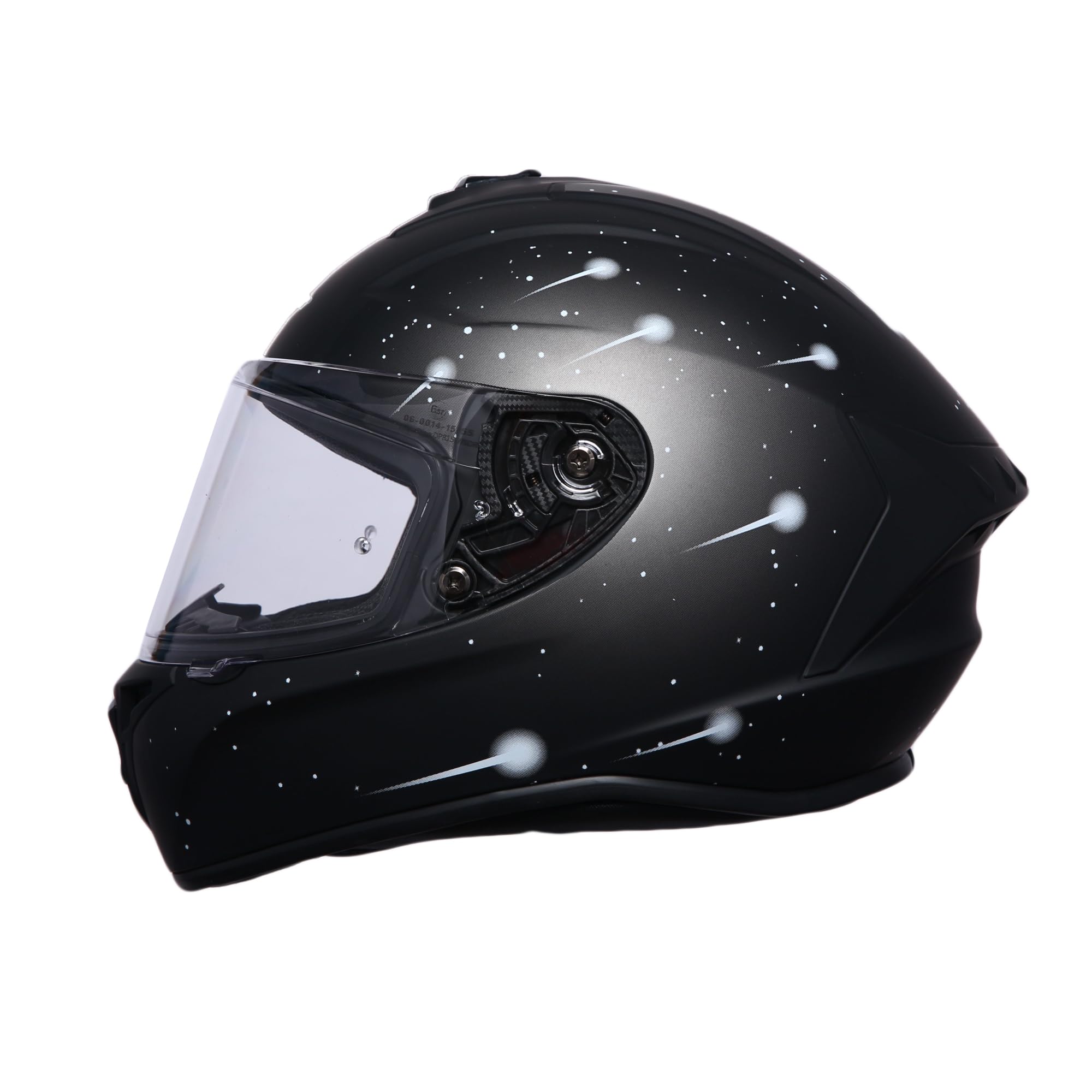 PROANTI Kask motocyklowy integralny, aerodynamiczny kask motocyklowy z odpornym na zarysowania wizjerem i przygotowaniem Pinlock.