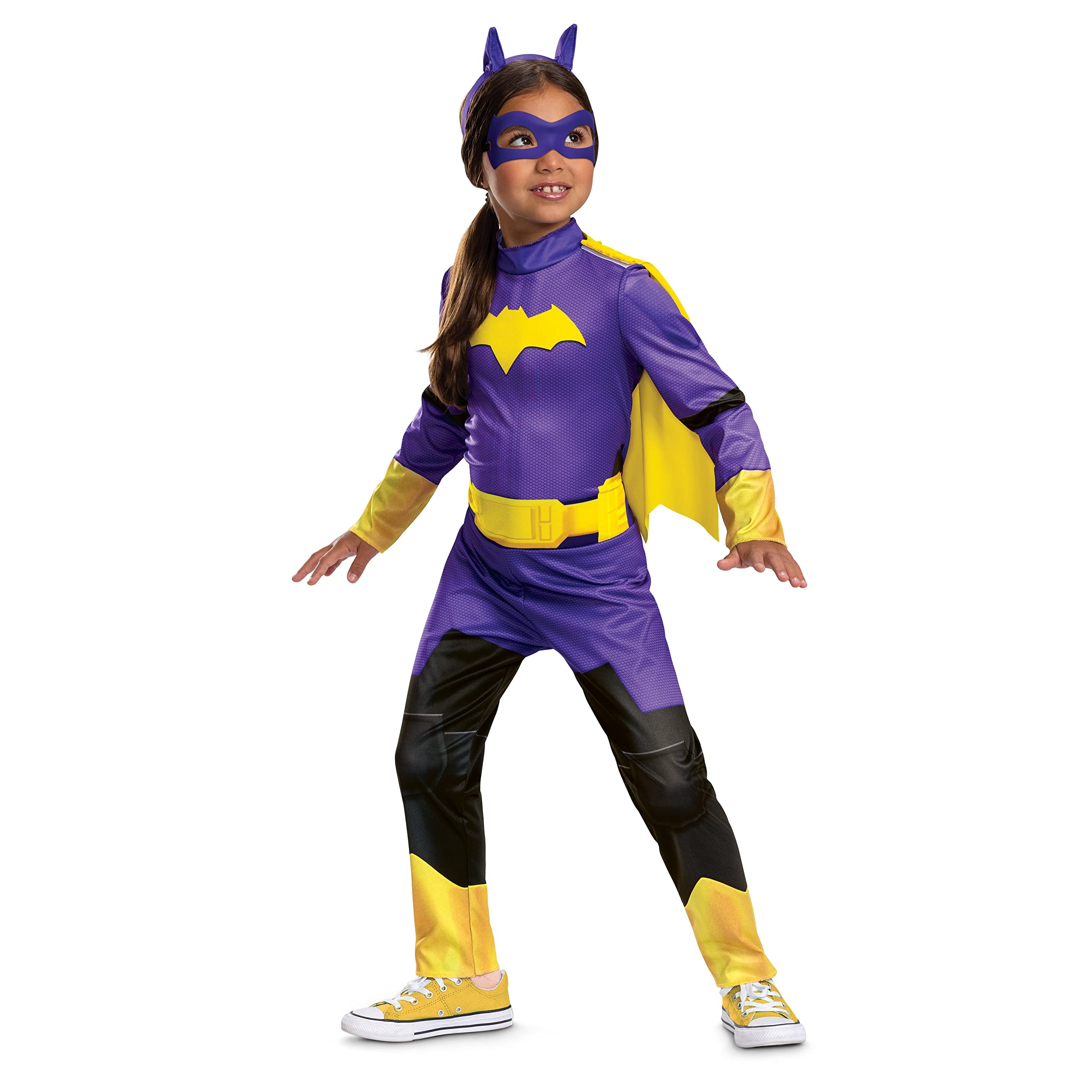 Batwheels Batman Costume for Kids, Official Batwheels Costume Outfit and Headpiece, Size (2T)