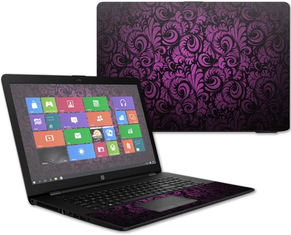 MightySkins Skin Compatible with HP 17t Laptop 17.3" (2017) - Purple Style | Protective, Durable, and Unique Vinyl Decal wrap Cover | Easy to Apply, Remove, and Change Styles | Made in The USA