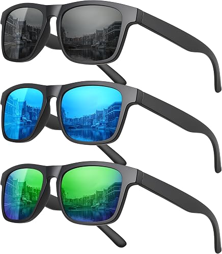 MEETSUN Polarized Sunglasses For Men Women UV Protection Square Frame Sport Fish