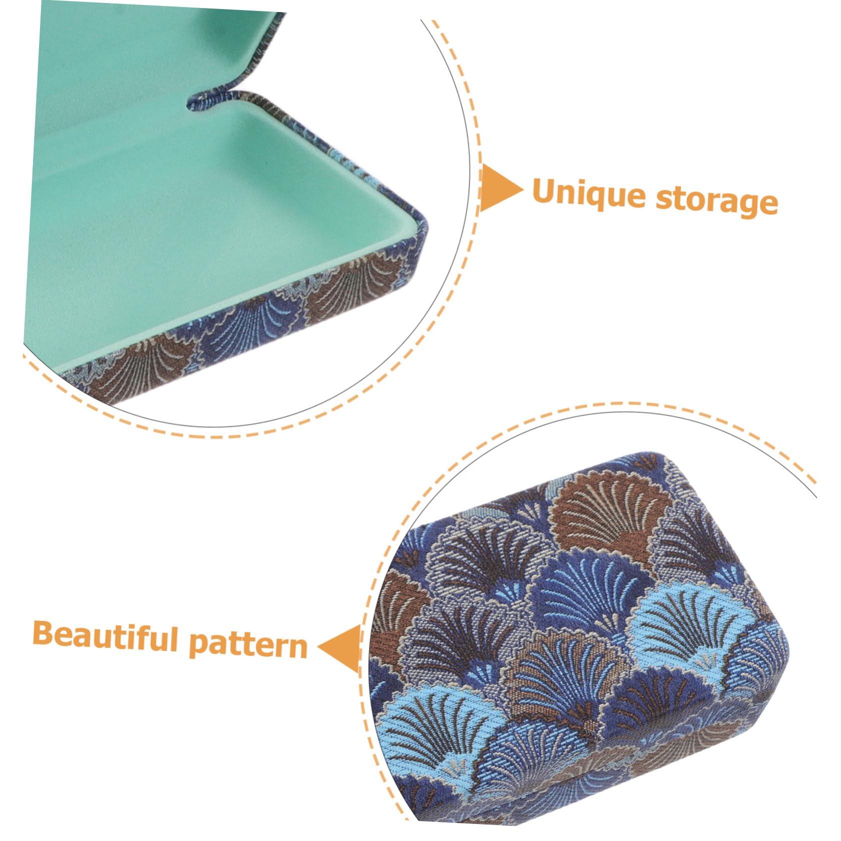 COLLBATH 4pezzi Custodia Rigida per Occhiali Scatola Portaoggetti Portatile per Occhiali da Sole Vista Organizer Compatta in Metallo Resistente