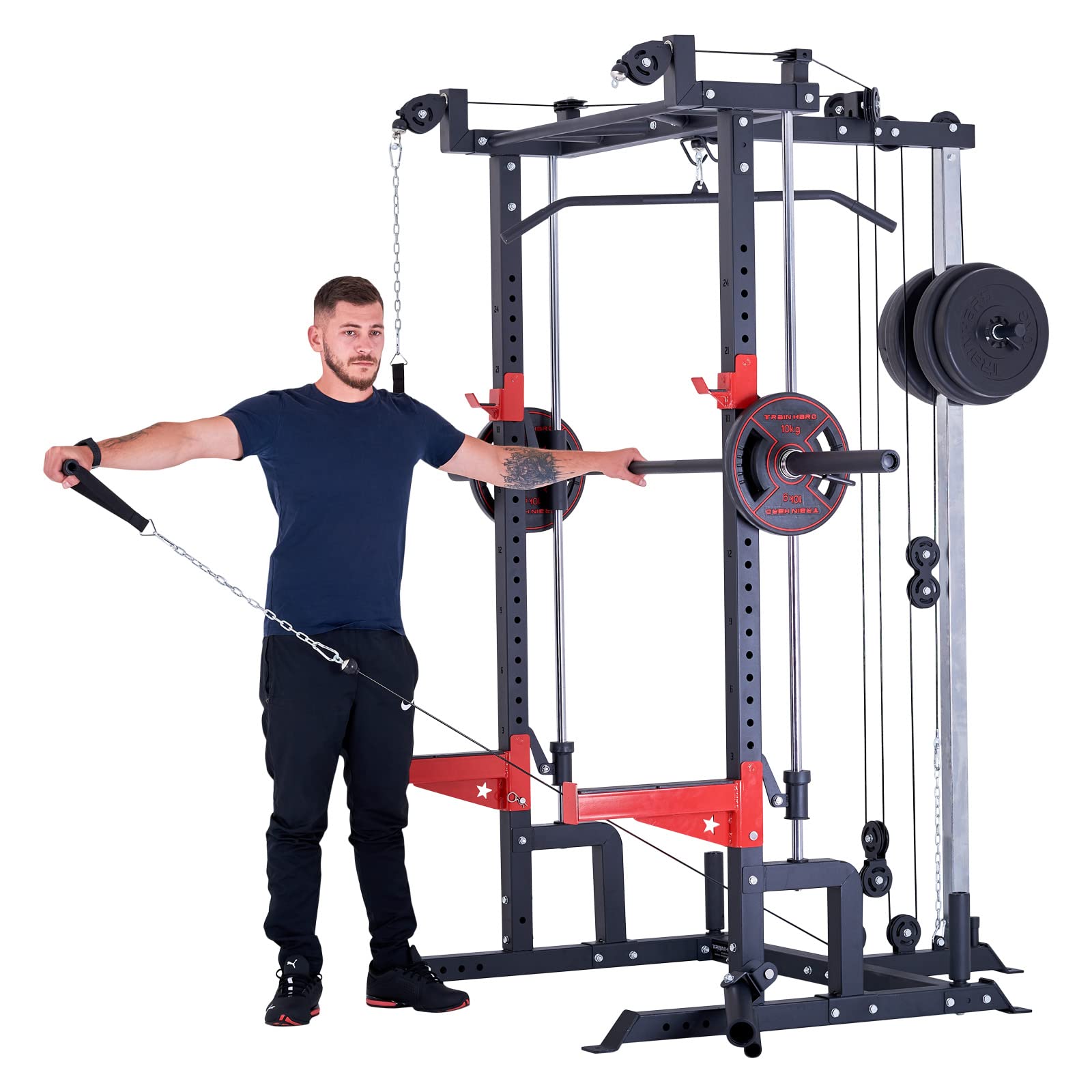 Train Hard Half Cage - Soporte para sentadillas