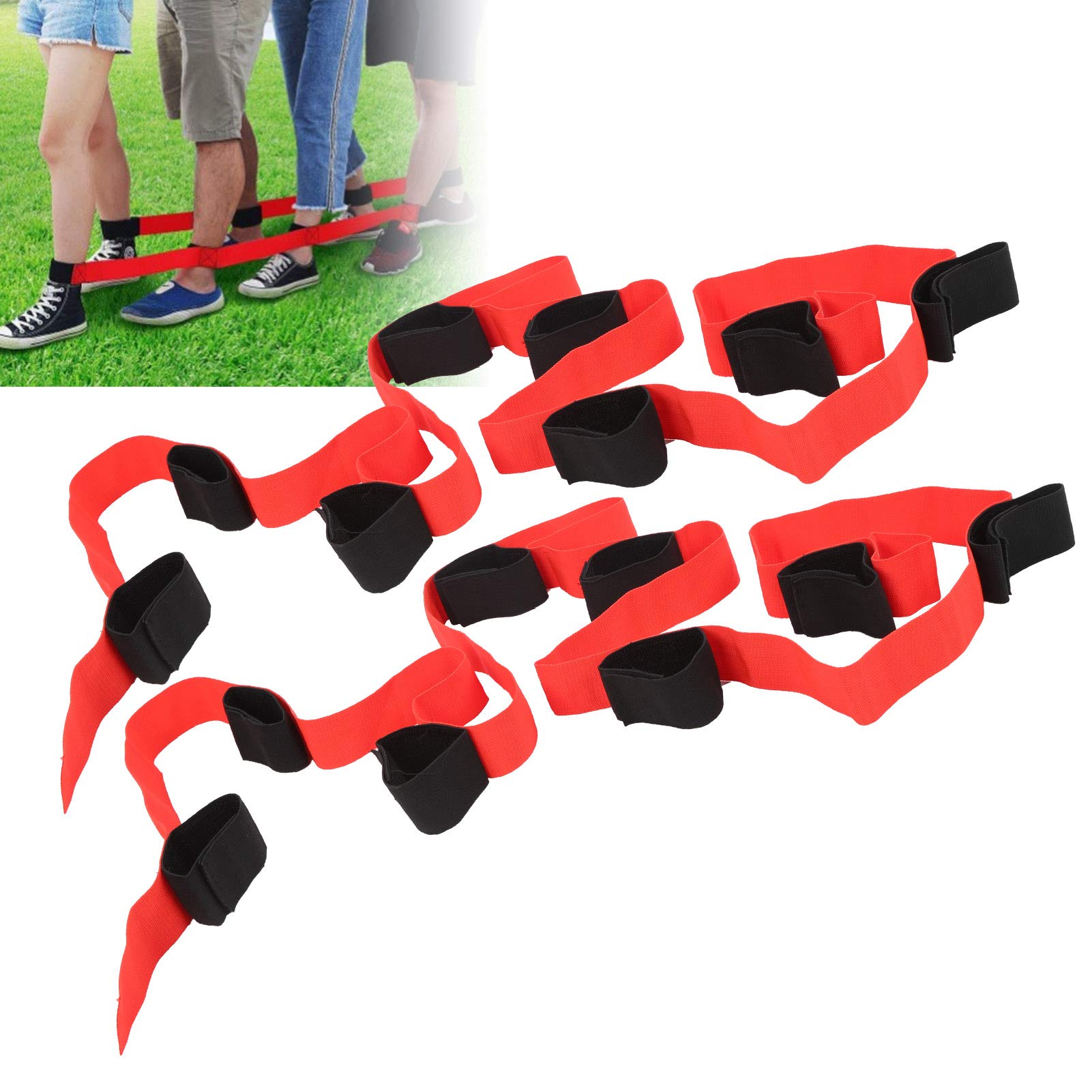 Alomejor Teamwork-Spiel Band – Für 5 Personen, Outdoor-Spiele & Koordination