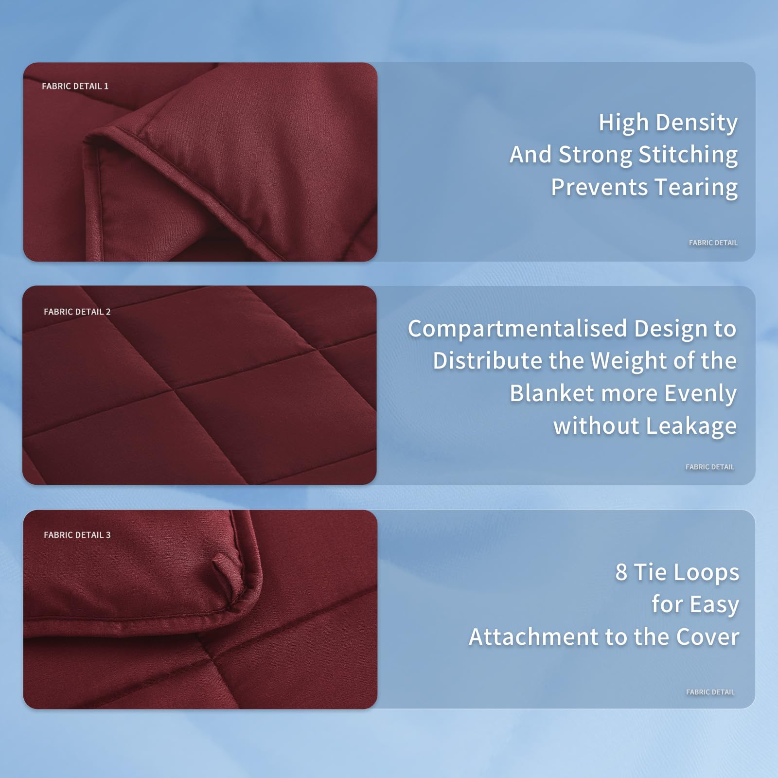 Topcee Coperta ponderata (11,3 kg, 223,5 x 264,2 cm, per letto king size) e traspirante, pesante, in microfibra con perline di vetro, grande, per letti king size e California