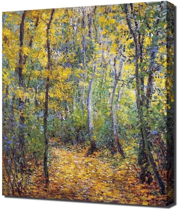 Toile sur cadre bois Monet Wood Lane 1876 reproduction haut de gamme d'art