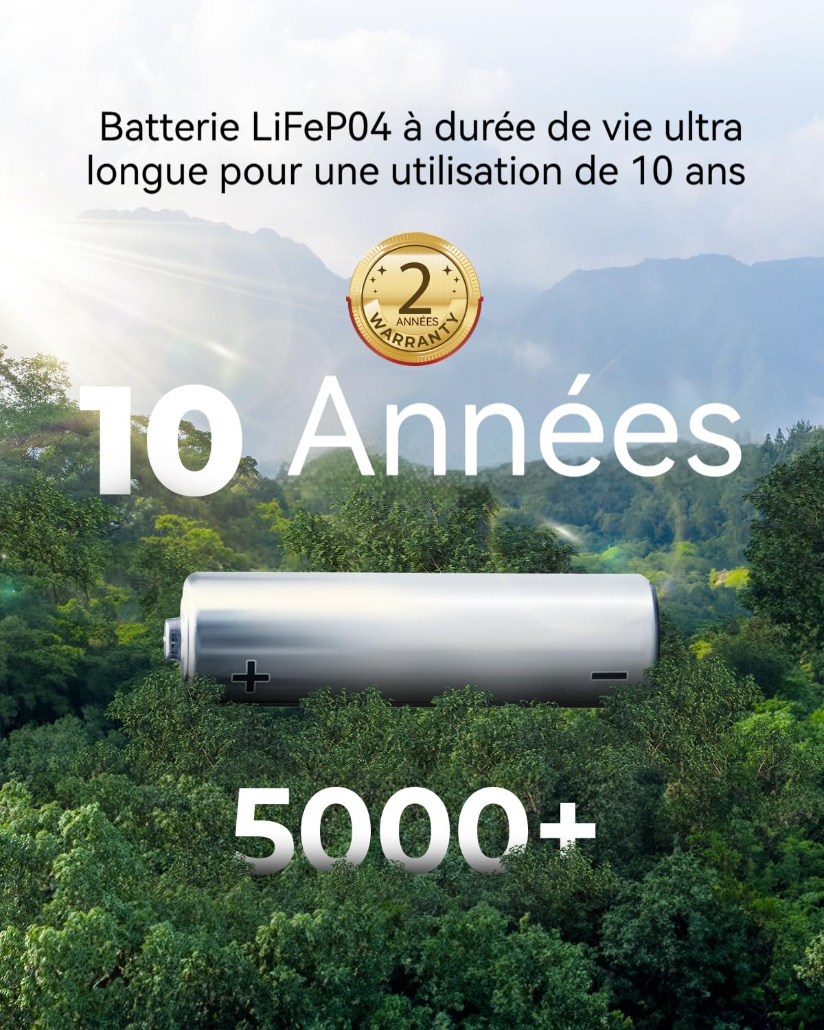 OKITEL P5000PRO Station Électrique Portable 5120 Wh, Générateur Électrique Portable 4000W, Générateur Solaire pour Camping Voyage Situation d'urgence