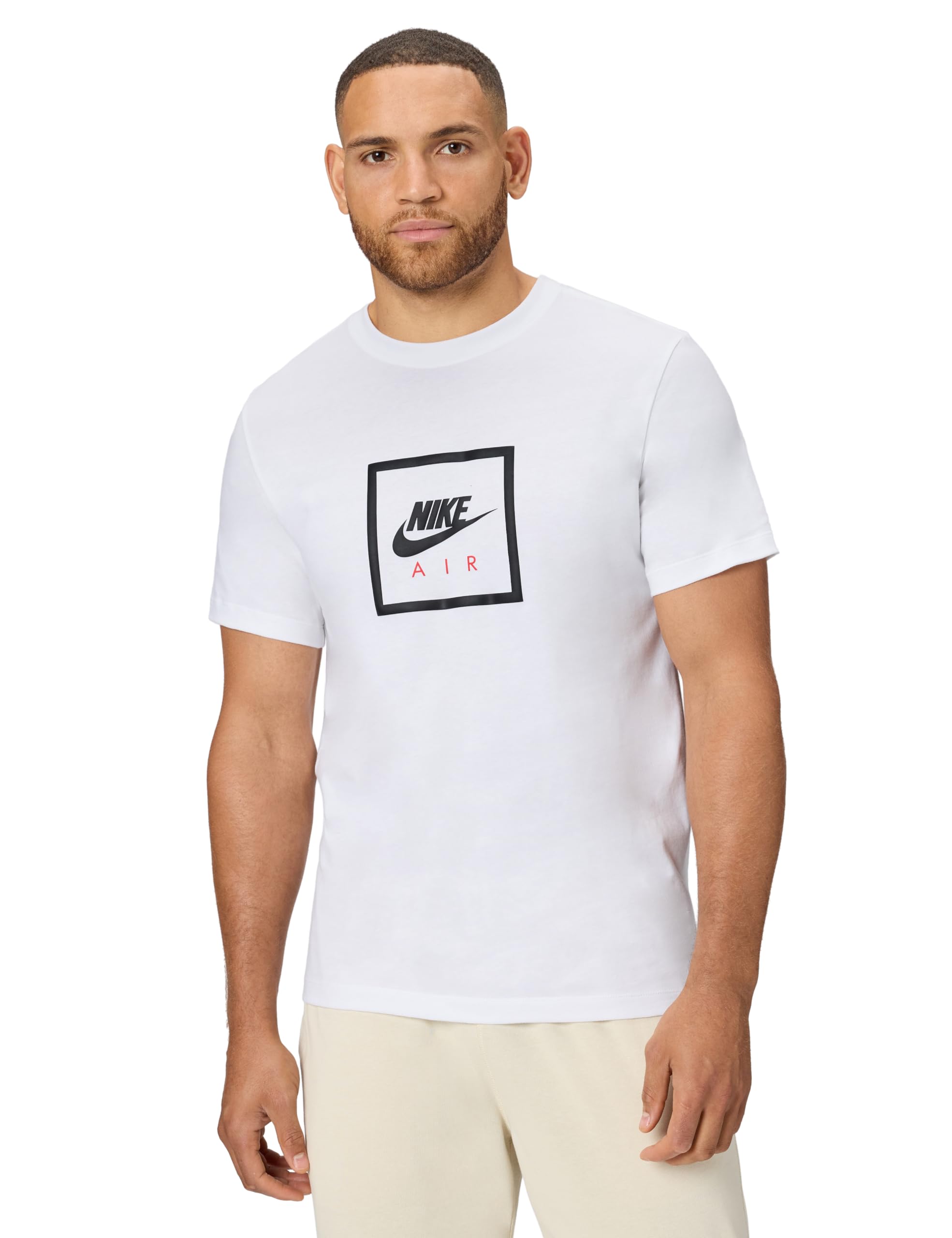 Nike Mens Sportswear Club T-Shirt Futura Air Square