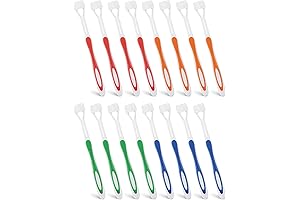 16-Pack 3-Sided Toothbrushes: Enhanced Oral Care for Individuals with Autism