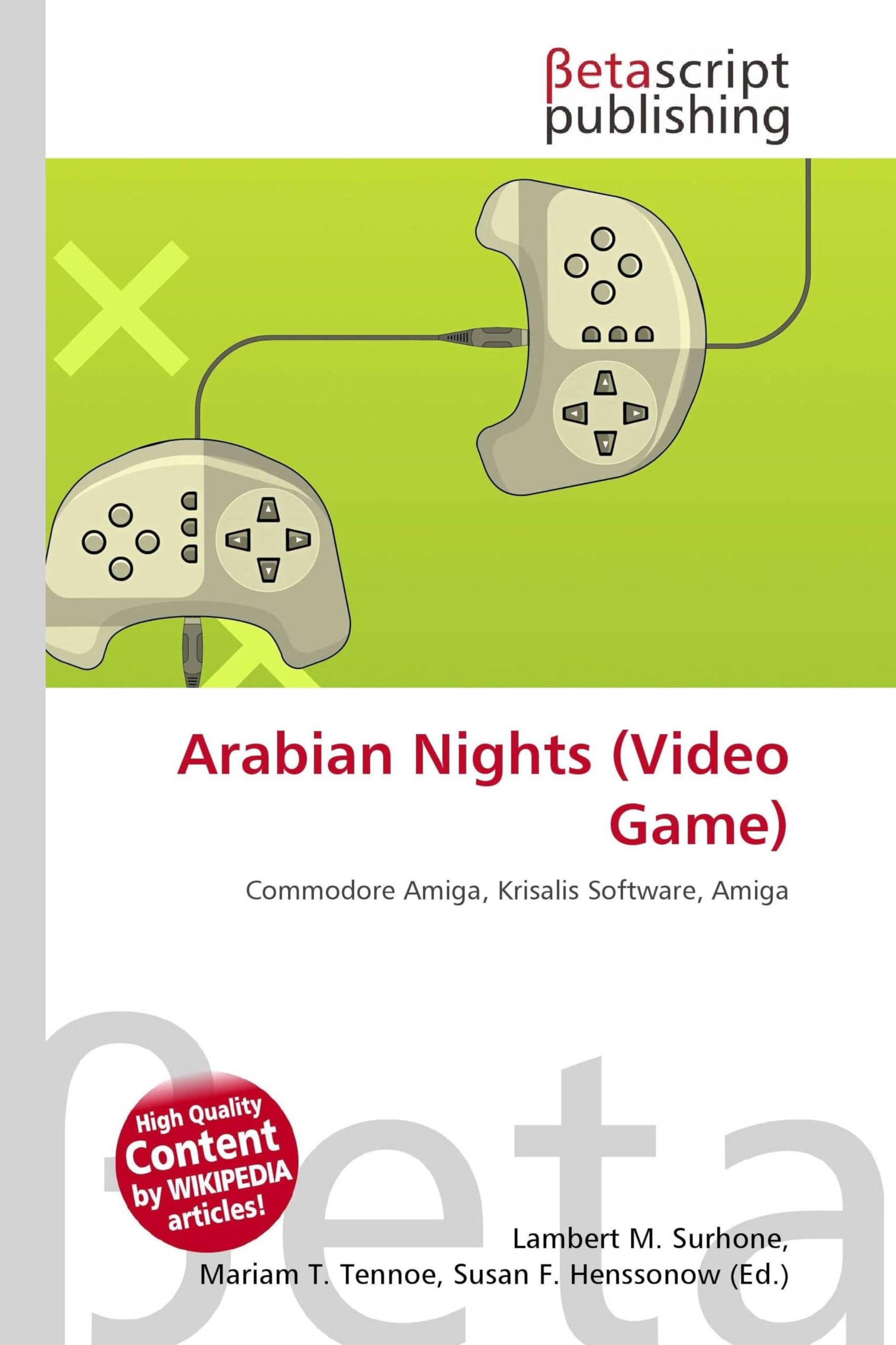 Arabian Nights (Video Game): Commodore Amiga, Krisalis Software, Amiga