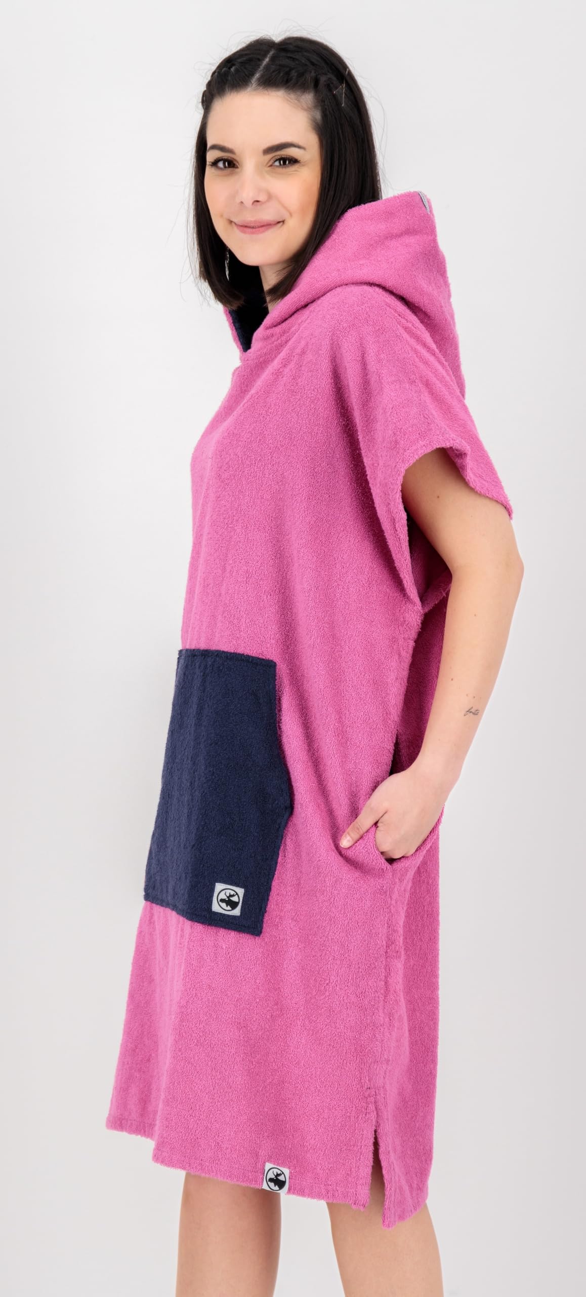 Deproc Active Badeponcho Strandponcho Surf Poncho Umziehhilfe 100% Baumwolle PARLEE BEACH