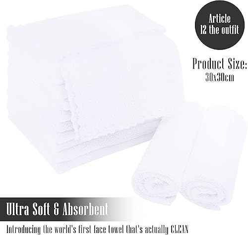 Vista 298 de TENSTARS - Toallas de mano para baño con dobladillo de seda, secado rápido, toalla absorbente de microfibra ultrasuave para baño, fitness, gimnasio
