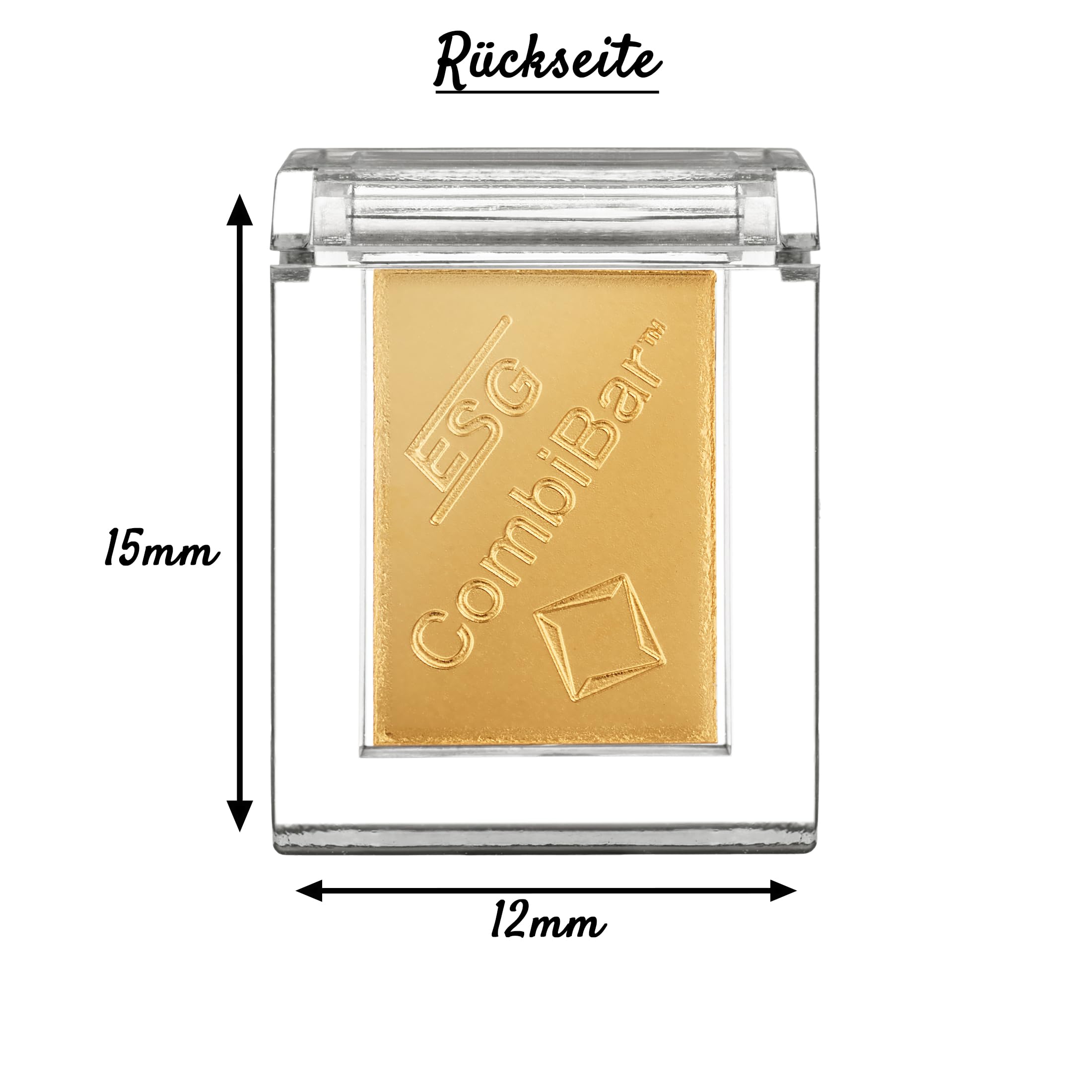 Gold als Geschenk - Goldbarren 1g in hochwertiger Kapsel - Echtheitsgarantie - Feingold 999.9