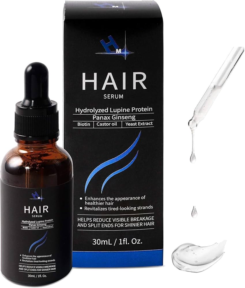 Amazon.com : HM Vegan Hair Growth Serum – Biotin & Plant Proteins