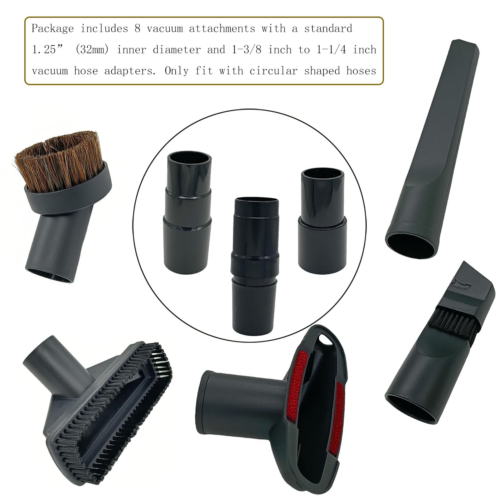 Amazon.co.jp: マキタ掃除機アクセサリーの交換用。1-1/4インチ&1-3/8