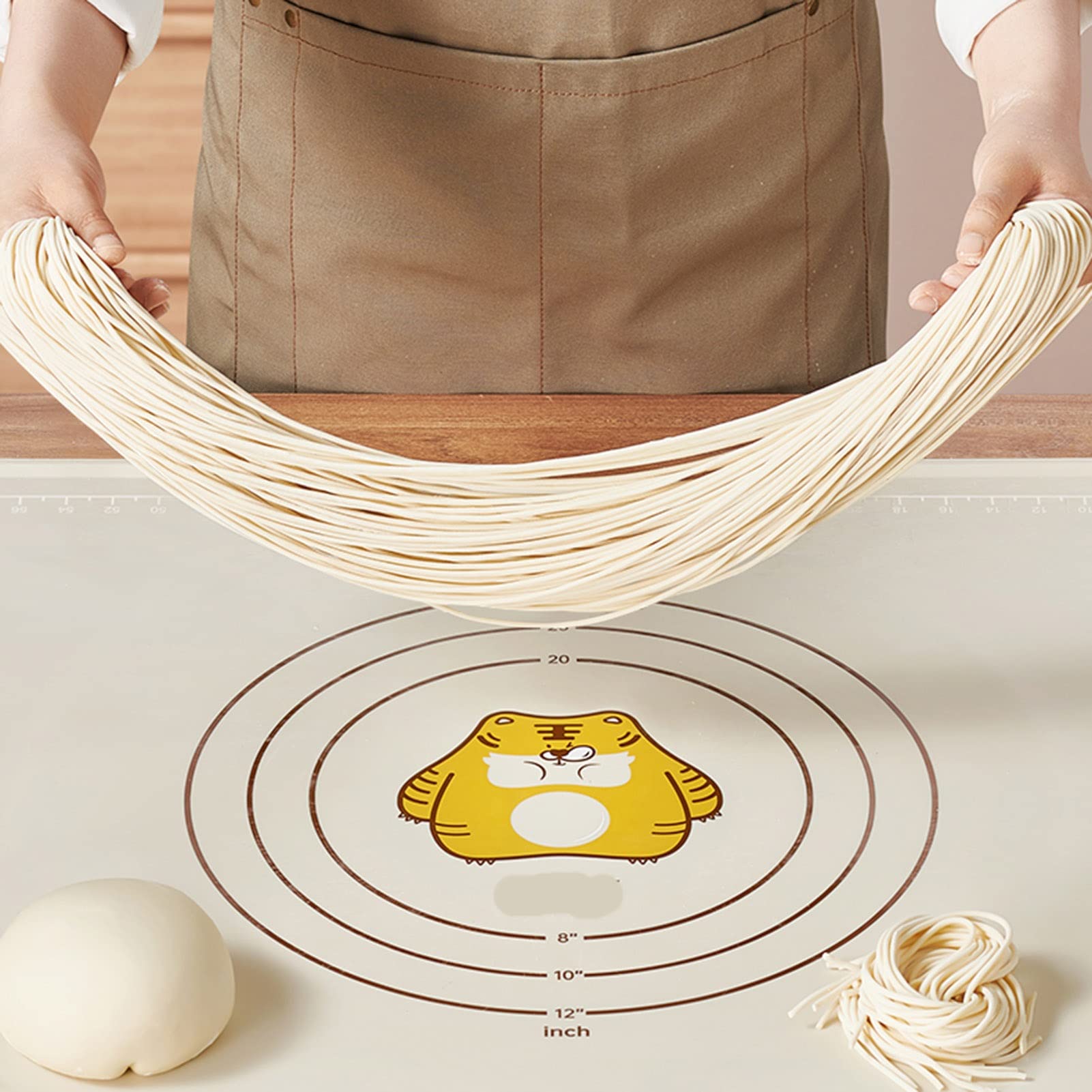 Revestimiento de horno montado en la pared, alfombrilla de silicona for repostería, alfombrilla for hornear con medición, alfombrilla for amasar, for alfombrilla de encimera, alfombrilla for Fondant (