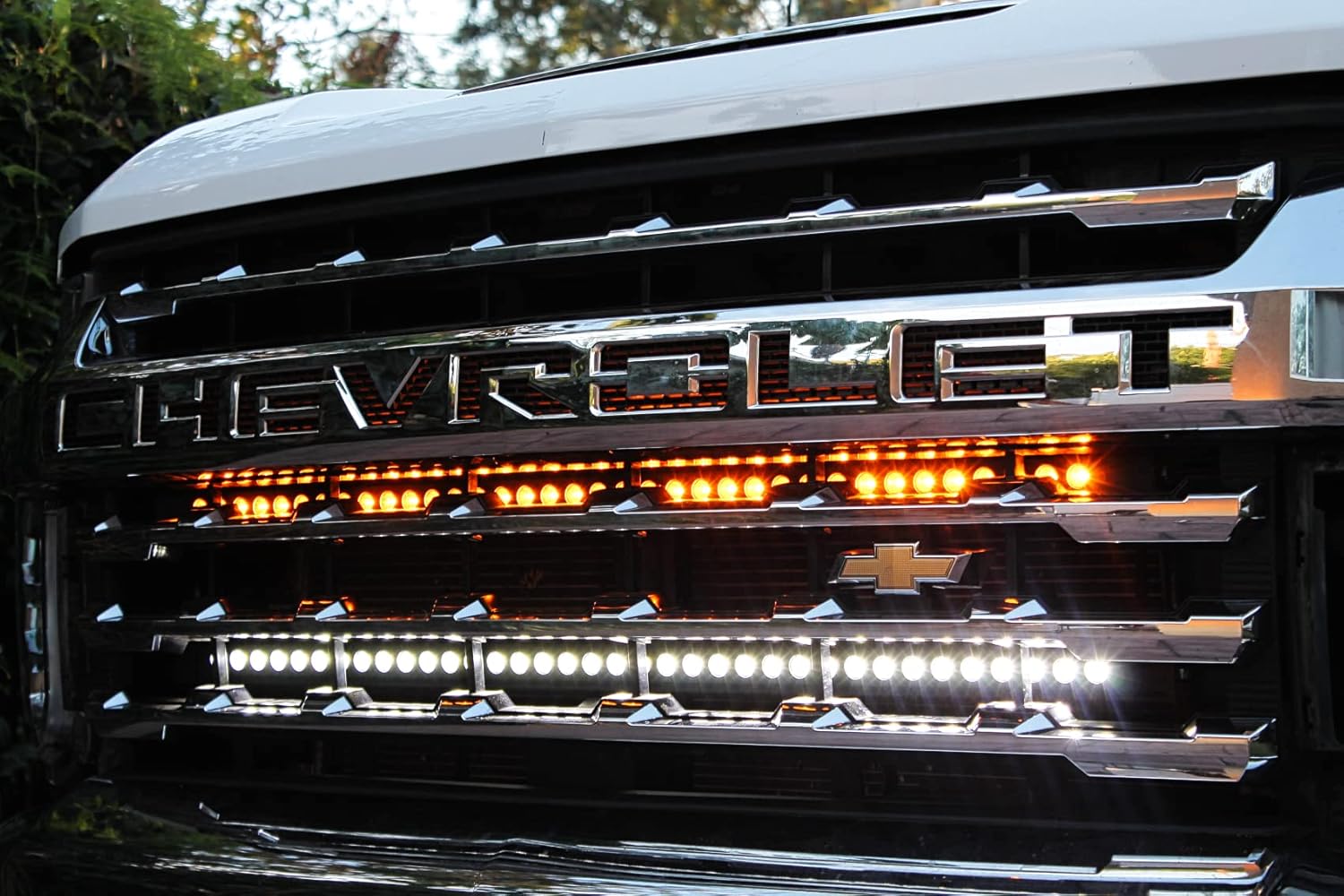 M&R Automotive Single 40" Lower Grill LED LIGHTBAR KIT Compatible with