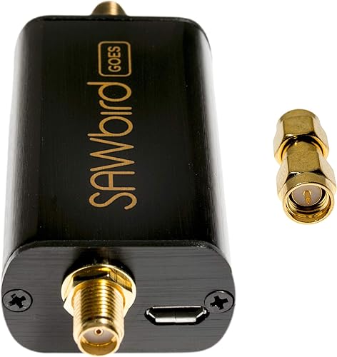 Nooelec SAWbird GOES - Amplificador de ruido ultra bajo (LNA) y módulo de filtro de sierra para aplicaciones NOAA (GOESLRITHRITHRPT). Frecuencia