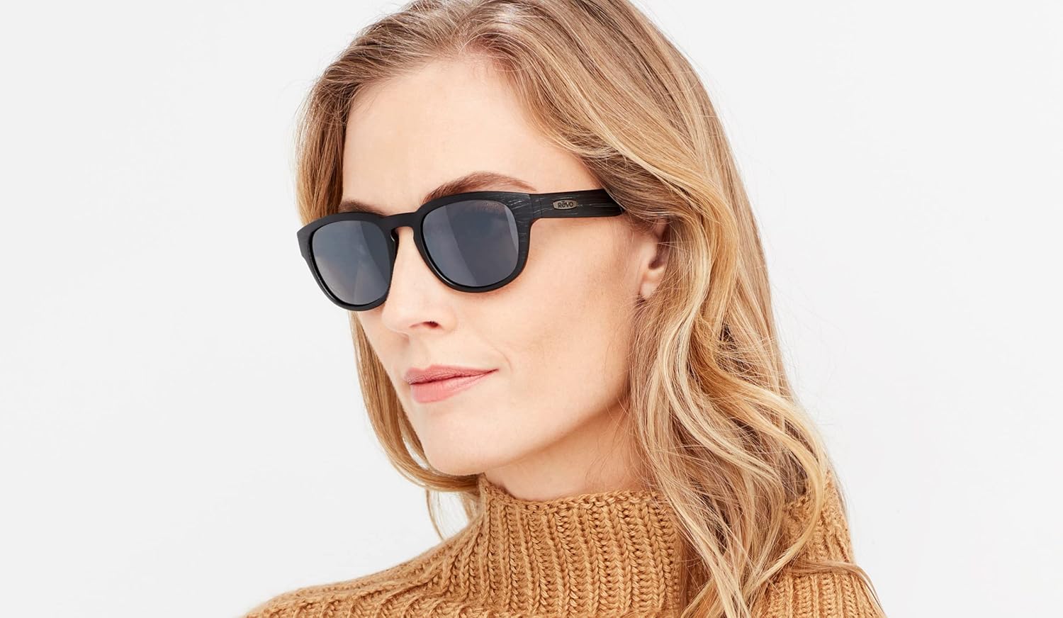 Revo Sunglasses Zinger: Polarized Lens with Rectangle Keyhole Bridge Frame