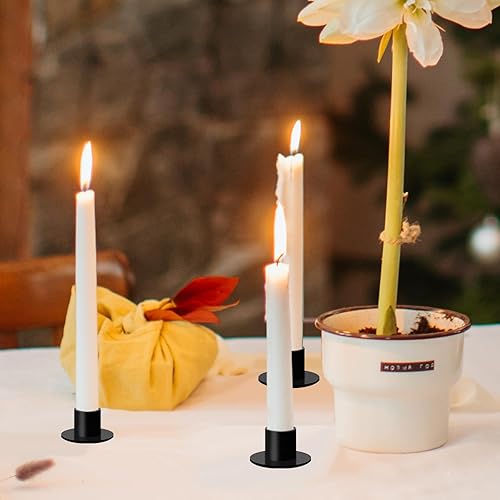 Miniatura 8 de Gute Portavelas cónico, portavelas para velas de pilar, portavelas negro mate para decoración del hogar, aniversario de boda, fiesta, regalos de