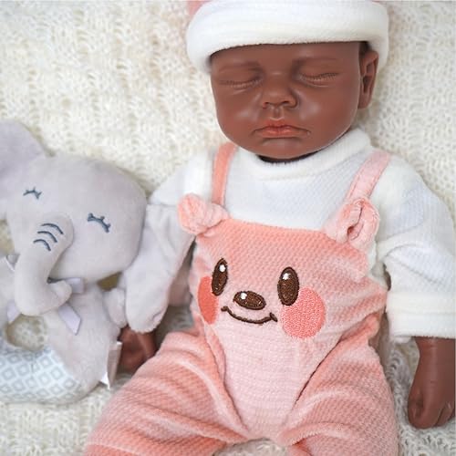 Miniatura 8 de Muñeca de bebé Reborn de 12 pulgadas, muñeca de cuerpo completo de silicona, muñecas de bebé Reborn de silicona de cuerpo completo, recién nacida en