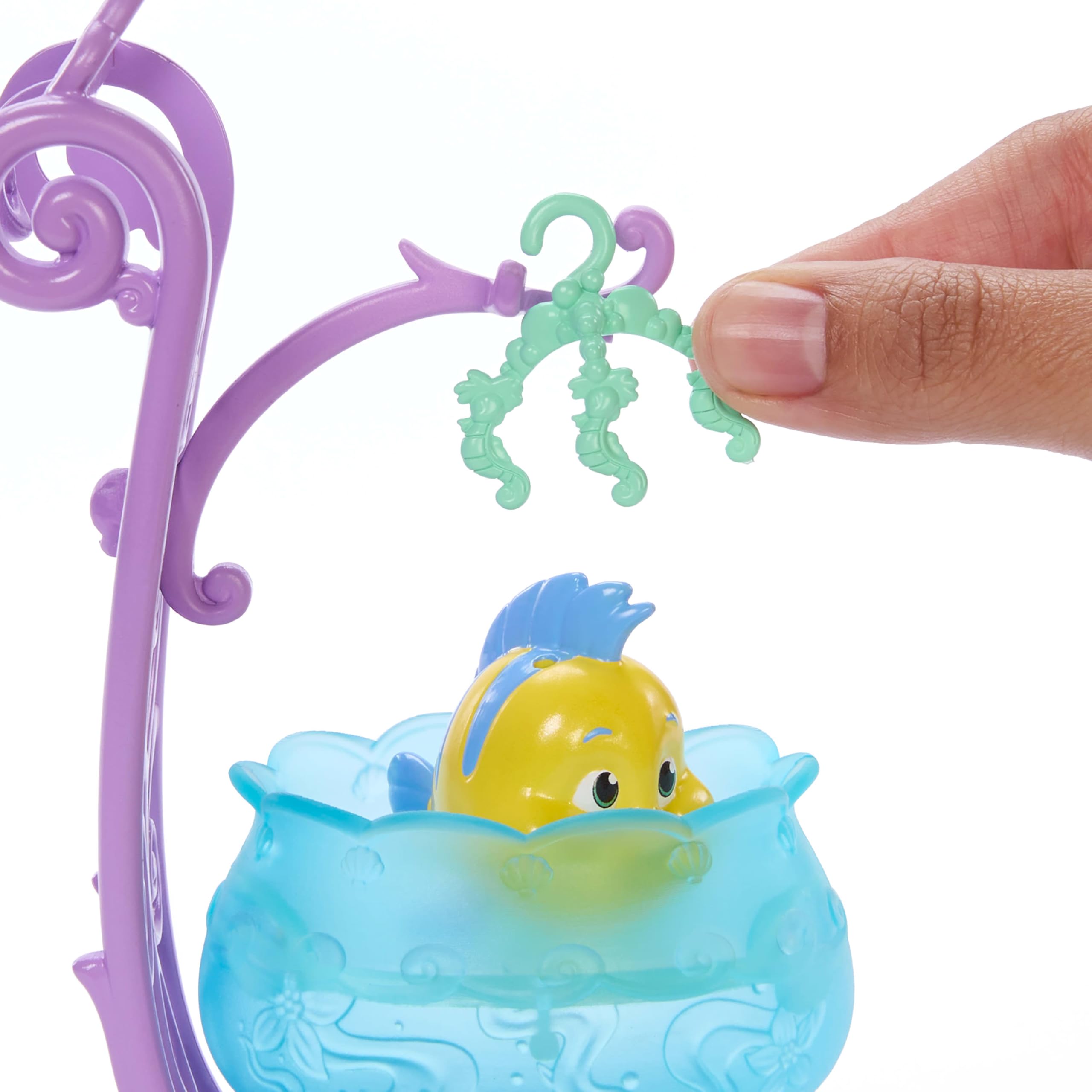 Mattel Disney Princess Animal Stroller Ariel Bestie Carriage - Image 3