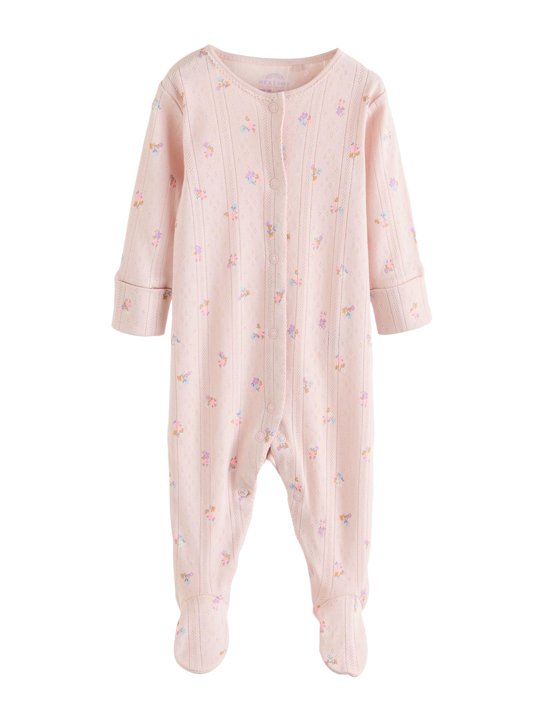 NEXT Baby Mädchen 4er-Pack Baby-Schlafanzüge