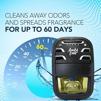Ambi Pur Aqua Car Air Freshener Starter Kit (7.5 ml)