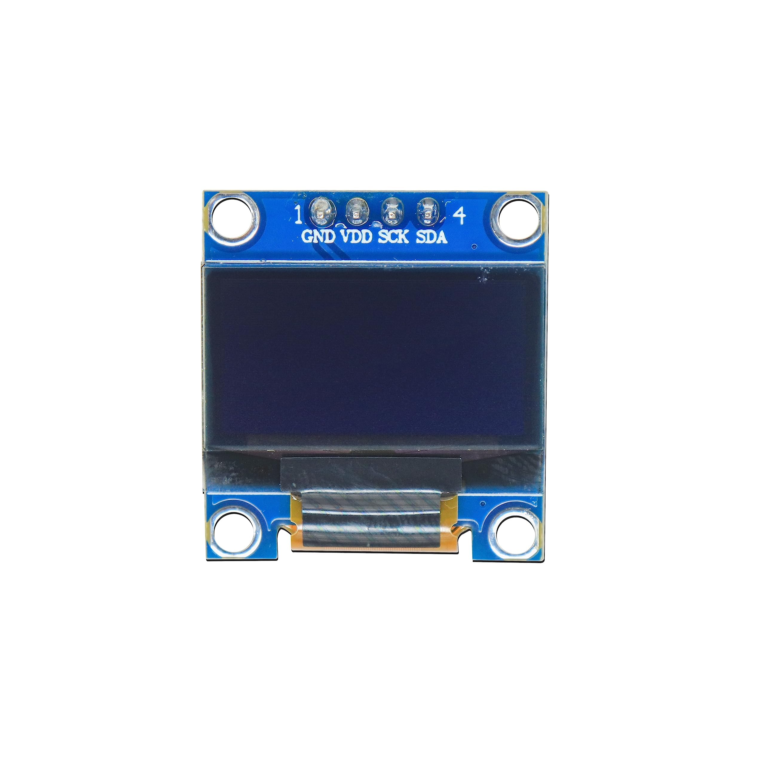 0.96‑inch OLED Display Module - 4‑Pin I2C Screen Compatible with ArduinoTekBud, ESP32, RaspberryTekBud Pi (3.3–5 V)-image-39