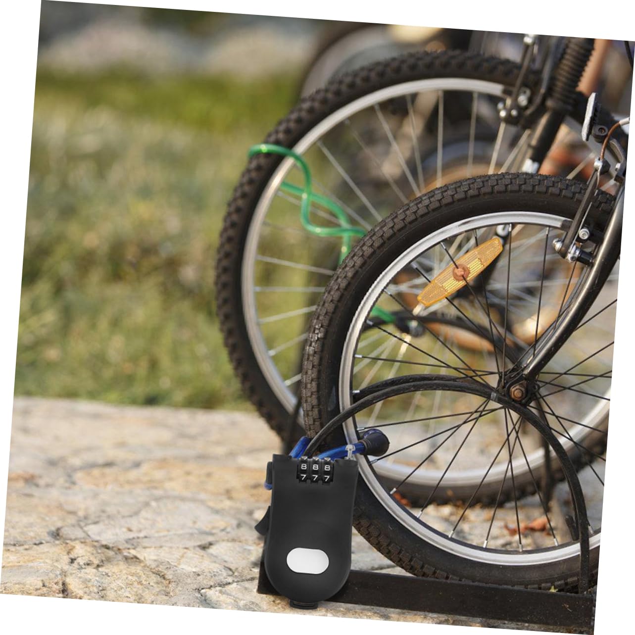 Kisangel Lot De 4 Cadenas Antivol Pour Snowboard Câble Rétractable Antivol De Sécurité Pour Vtt 2 Pièces X 4