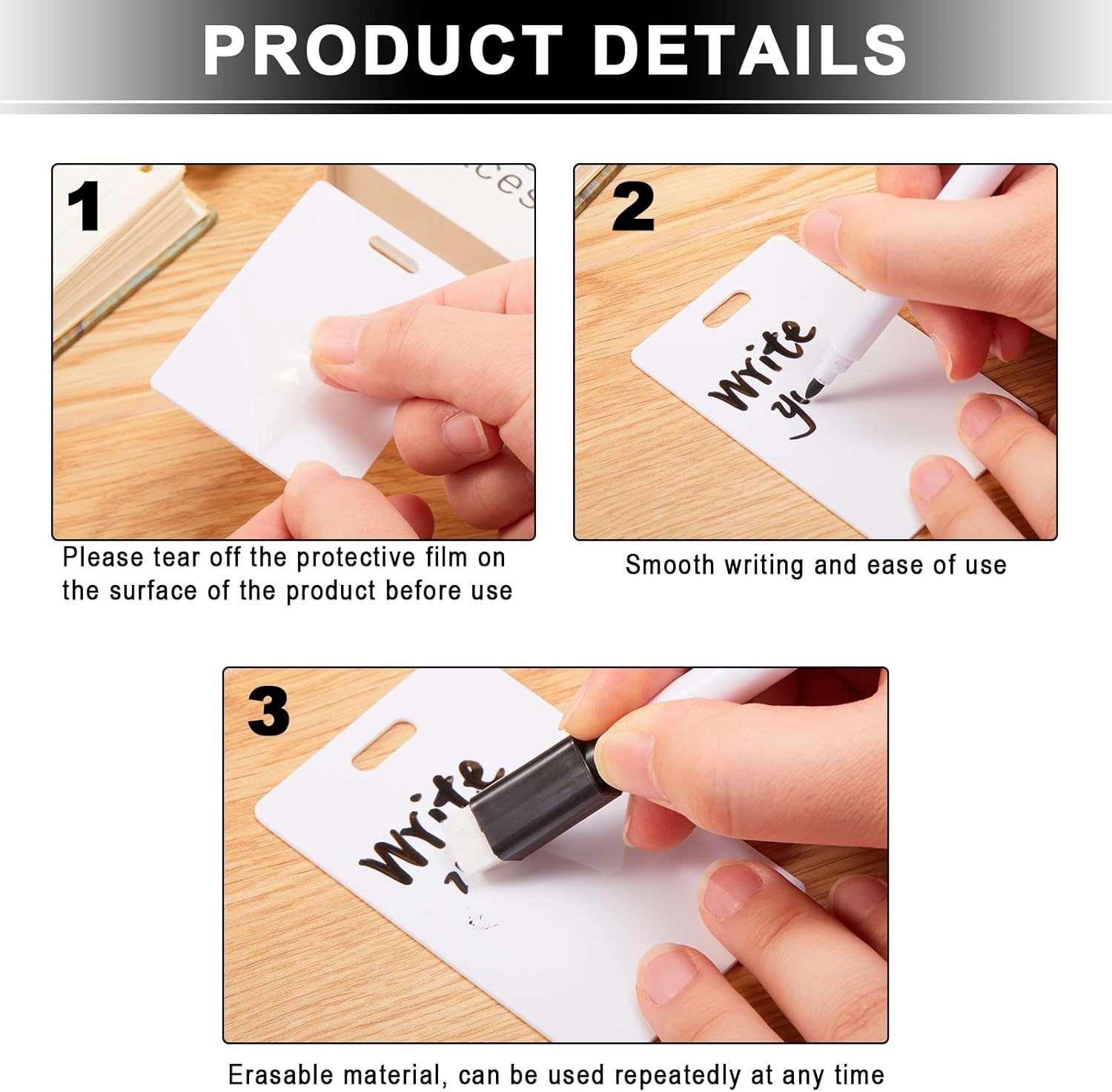 24 Pas Poet Sized Erasable Notepad Bad Accory 12 Mini