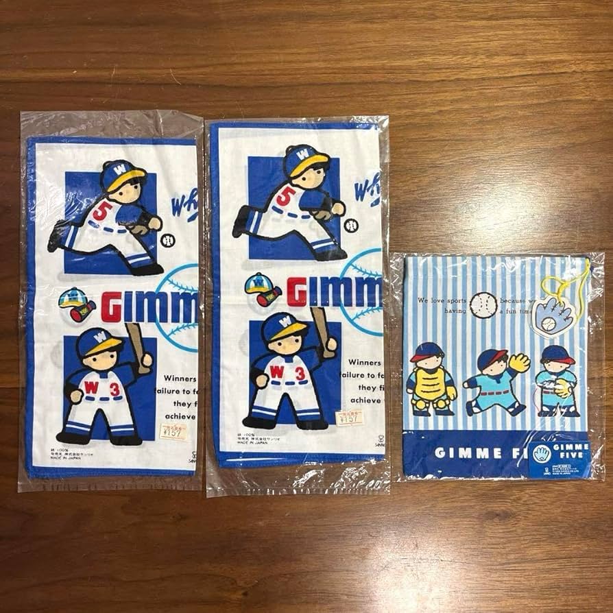 Amazon.co.jp: ギミーファイブ ハンカチ、巾着セット : ファッション