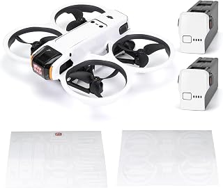 WRAPGRADE DJI Avata 2와 호환되는 스킨 스티커 (레이싱 화이트)