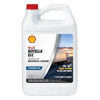 Shell Rotella Extended Life ELC Anti-Freeze + Coolant, Pre-Diluted 50/50 1 Gallon