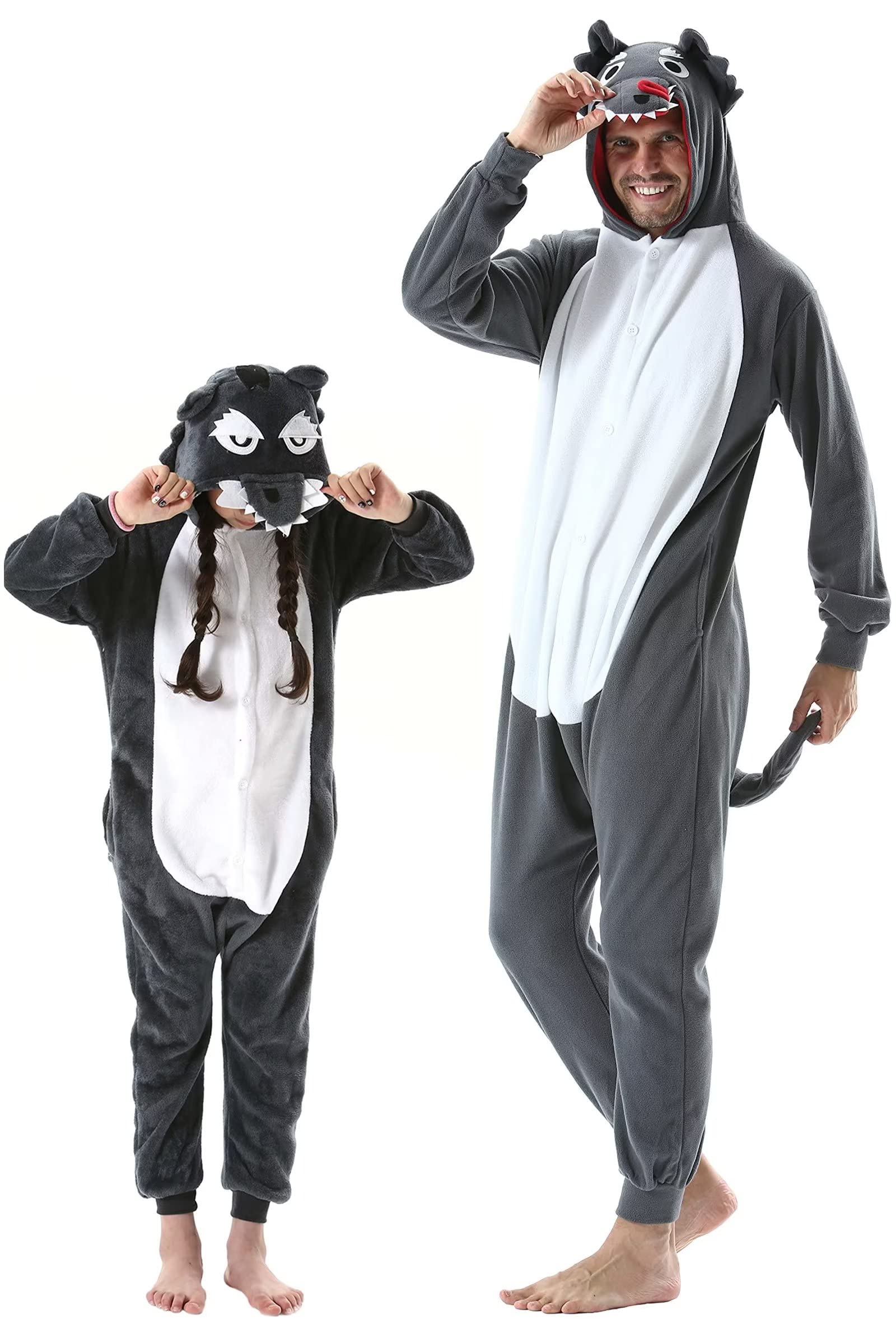 Adulto DarkCom Pijama Onesie De Animal Para Niños/adultos