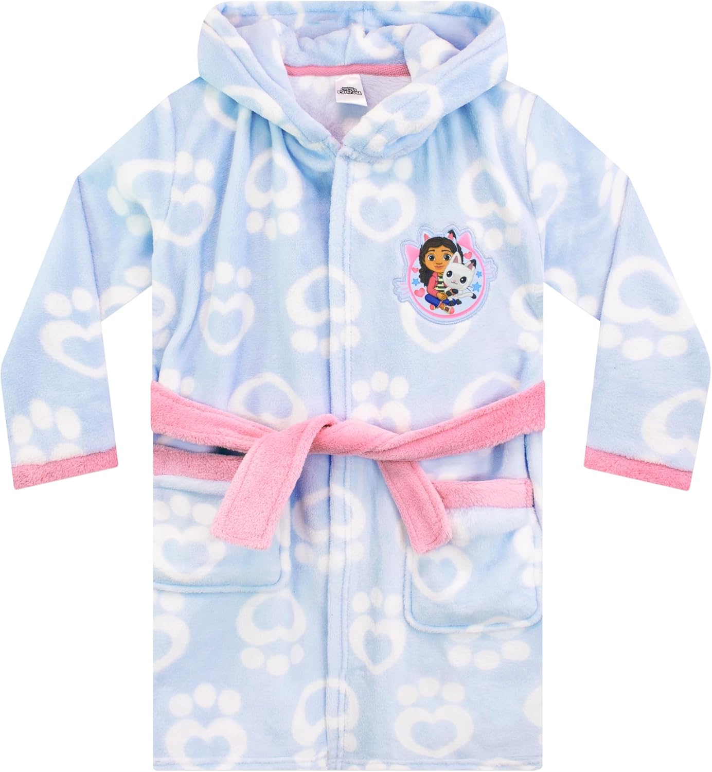 DreamWorks Girls Gabby's Dollhouse Fleece Bathrobe