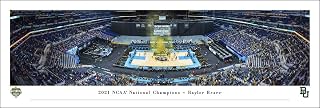 Baylor Bears - 2021 NCAA Men's Basketball National Champions - Panoramic Posters and Framed Pictures by Blakeway Panoramas