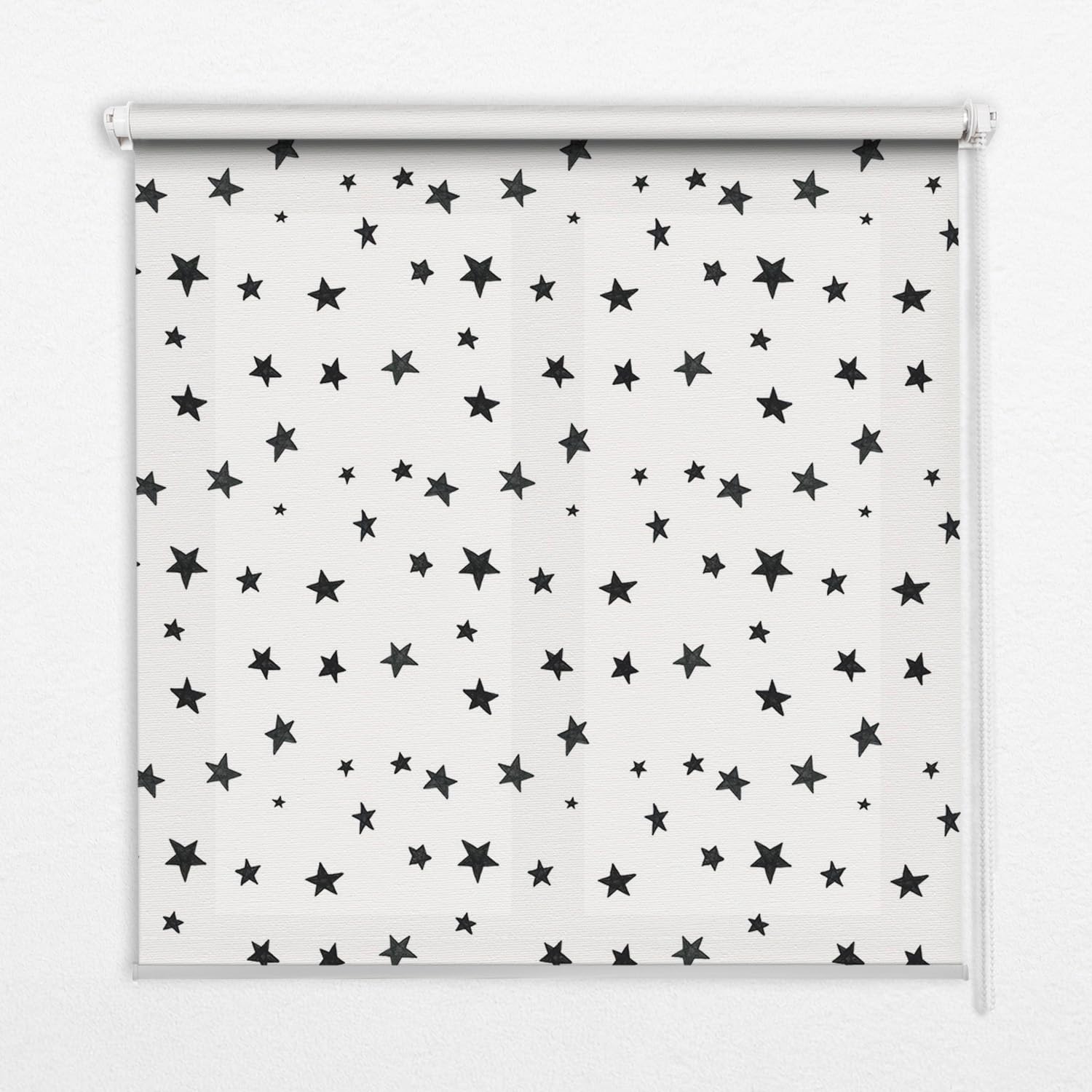 Store enrouleur banne sans perçage Tulup 50x50 cm motif étoiles perméable
