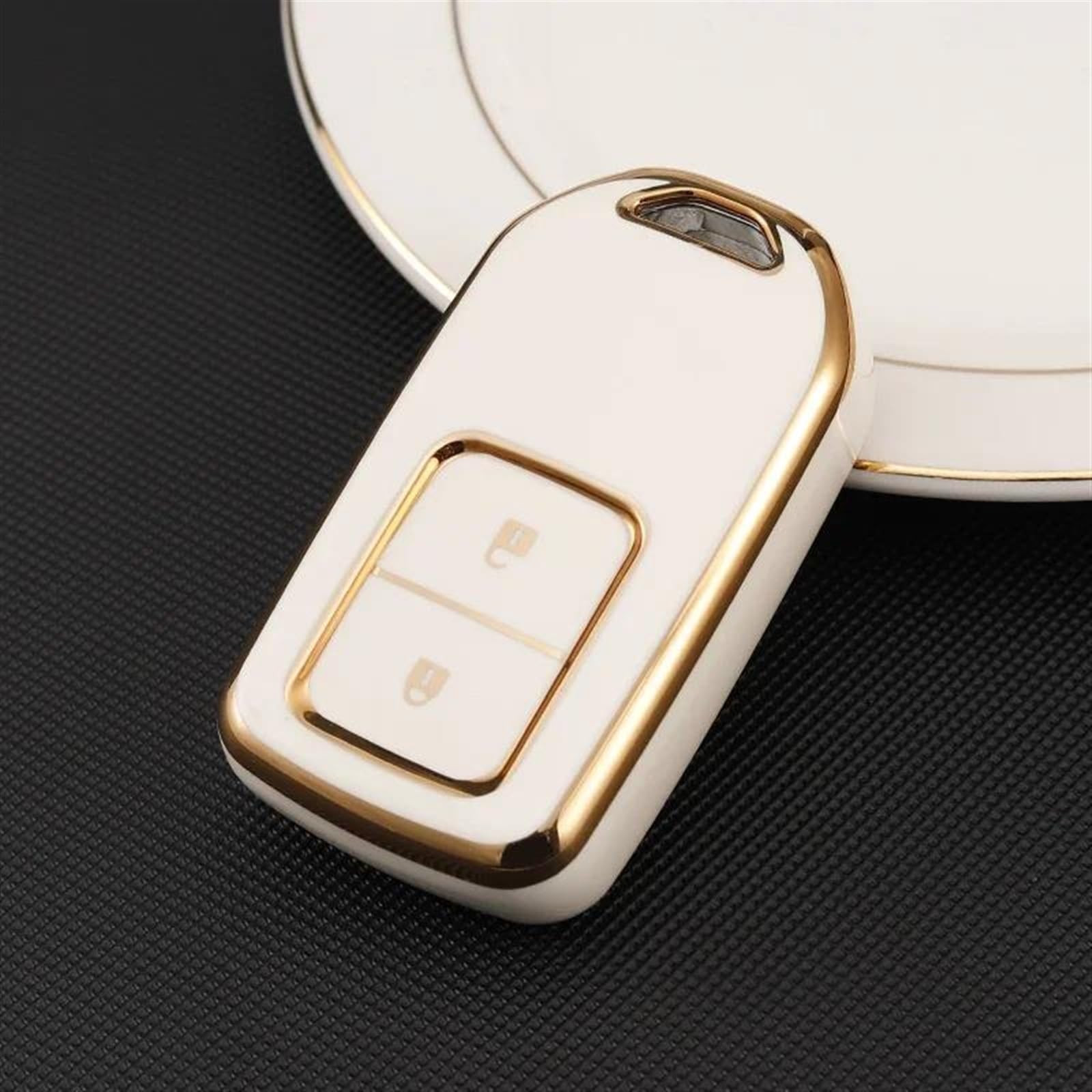Funda protectora para llave de coche de 2 botones compatible con HRV Shuttle y City 3