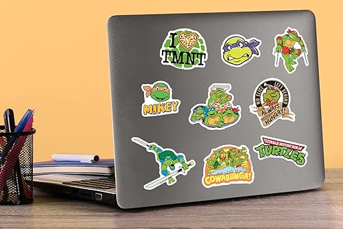 Miniatura 5 de TMNT Paquete variado de calcomanías de vinilo grandes de lujo, para laptop, botella de agua, álbumes de recortes, tableta, monopatín,