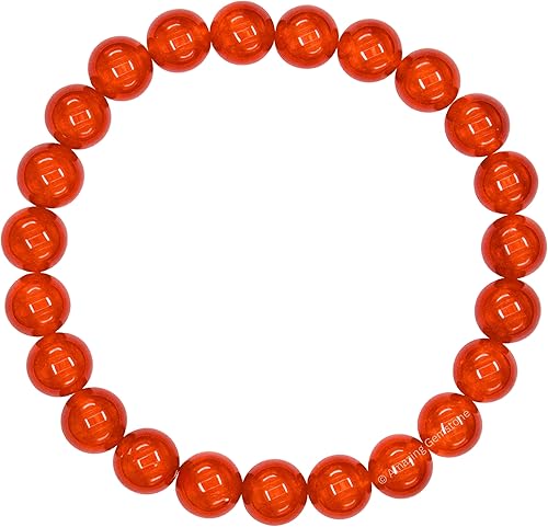 Miniatura 493 de Amazing Gemstone Pulsera de cristal para mujeres y hombres, pulsera de cristal curativo de protección, pulsera elástica con cuentas de piedras